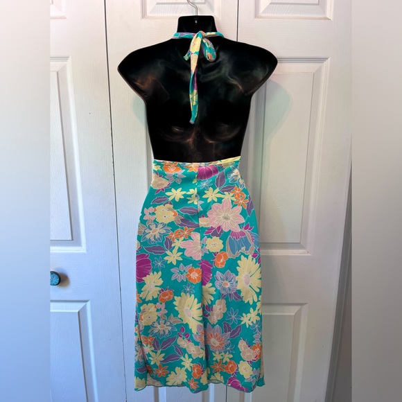 JESSICA SIMPSON, floral halter top dress, NWT - Picture 2 of 4